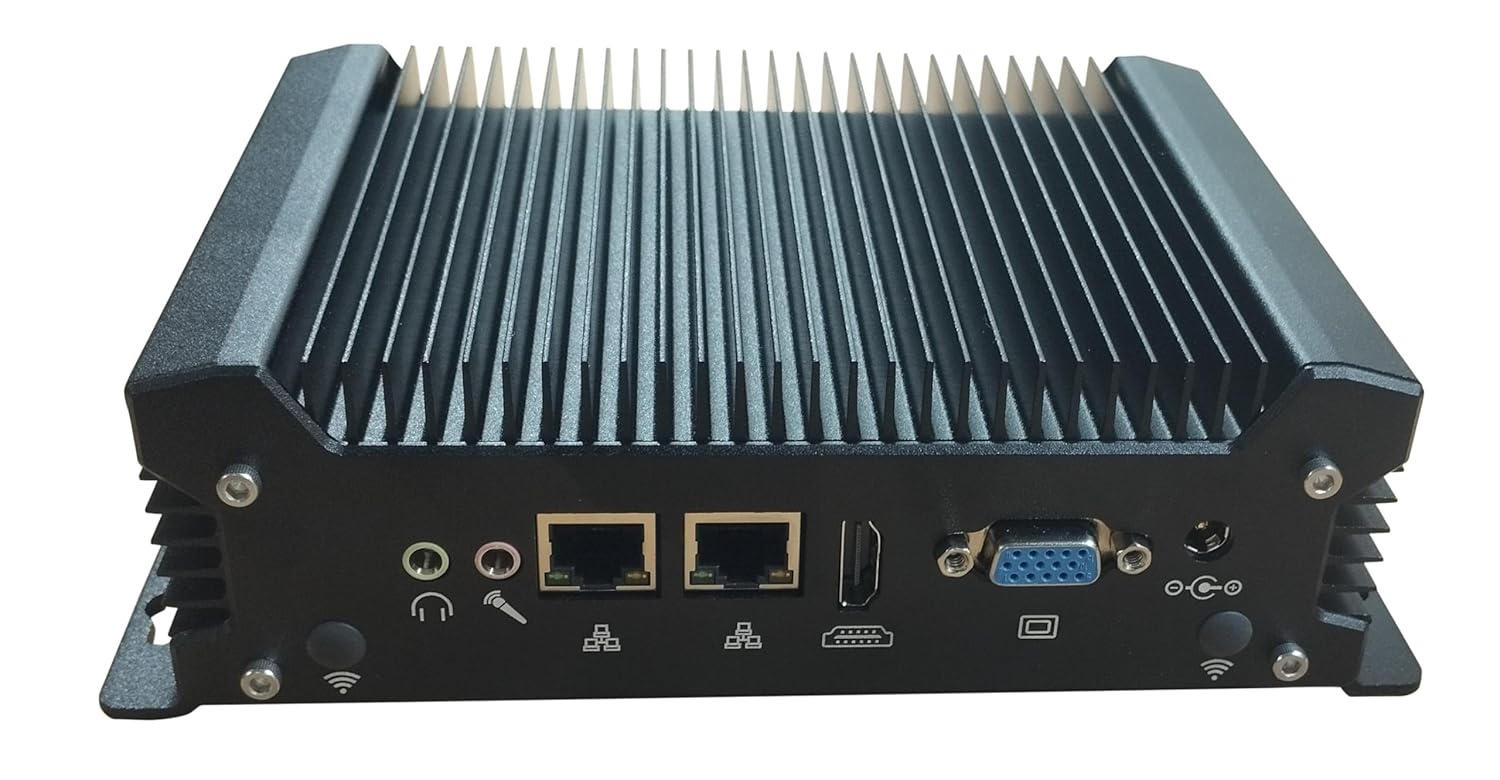 Fanless Industrial PC with Intel Core i7 12th Gen, 2 RS232 Ports – India (NIC70L) — Intel Core i7 12th Gen thumbnail 2